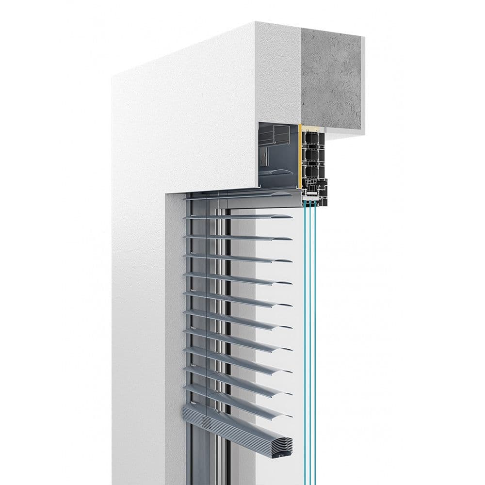 Żaluzja fasadowa SkyFlow BOX COMPACT — wizualizacja 1