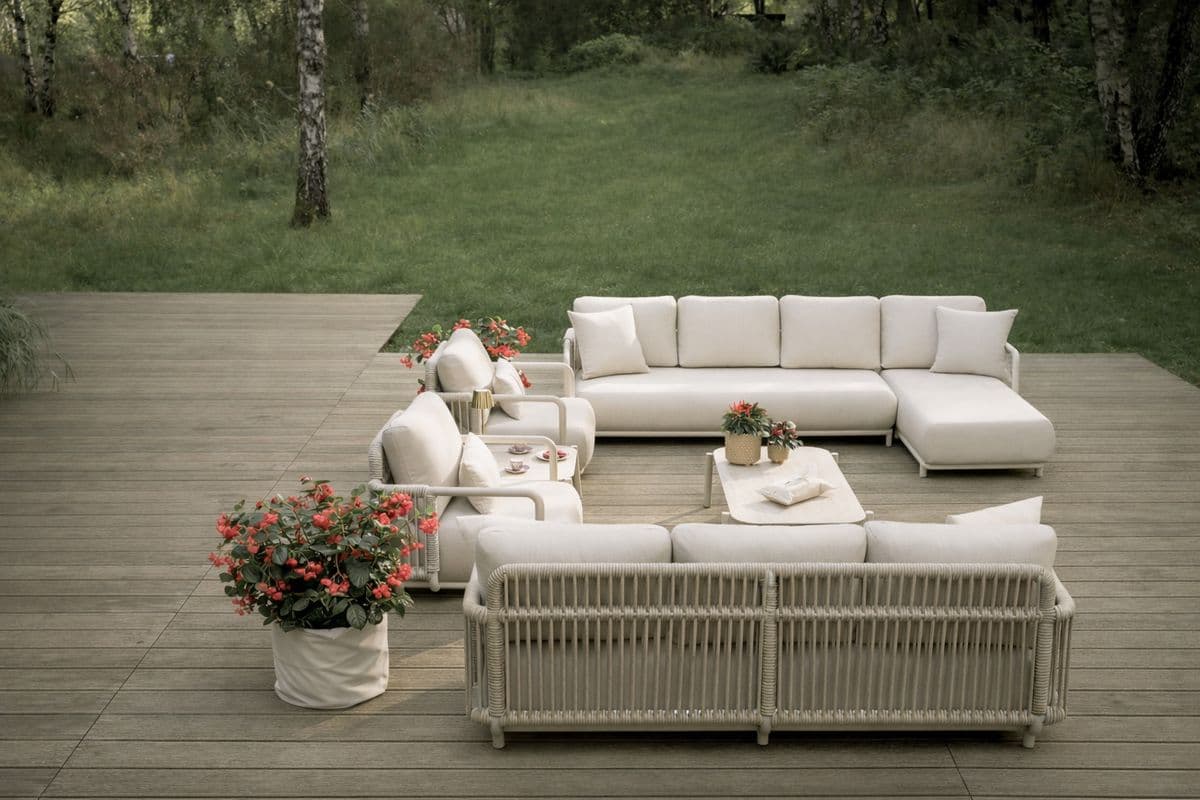 Sofa wypoczynkowa ogrodowa 3 os. ROME 9